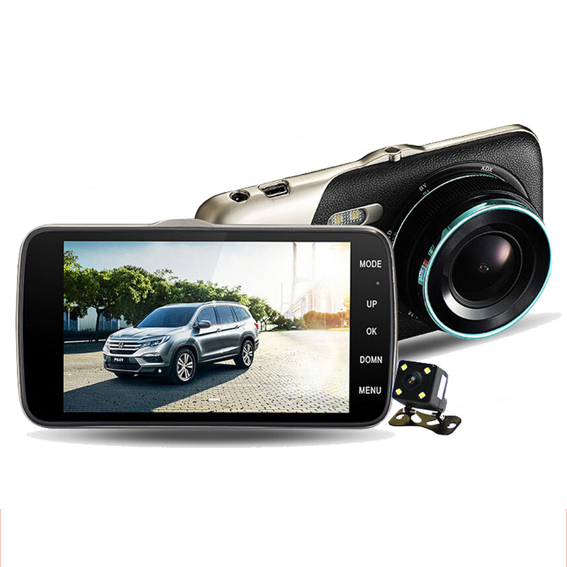 4 inches Night Vision Vehicle Mounted 1080P Mirror Car DVRs L55